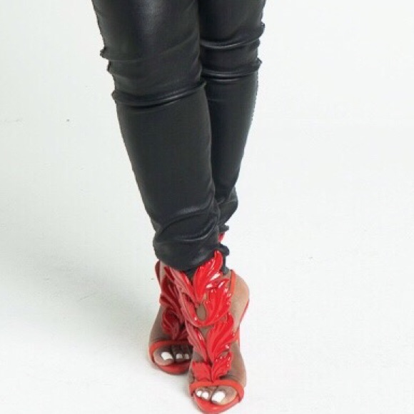Giuseppe Red Signature Gladiator Sandal - Picture 1 of 4